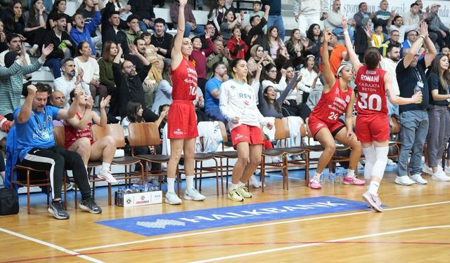 Turgutlu Belediyesi Kadın Basketbol Takımından farklı galibiyet: 87-63