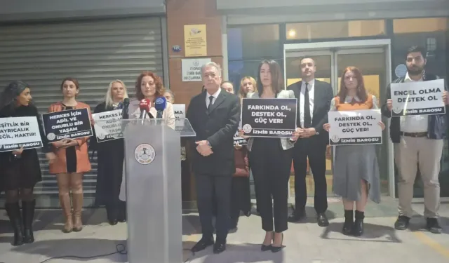 İzmir Barosu engelliler için ses yükseltti