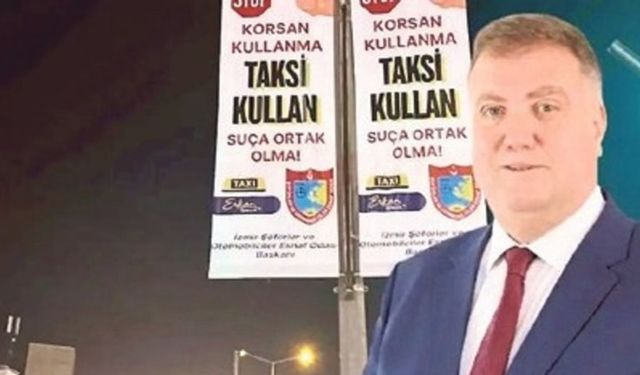 İzmirli taksicilerden'korsan kullanma' atağı