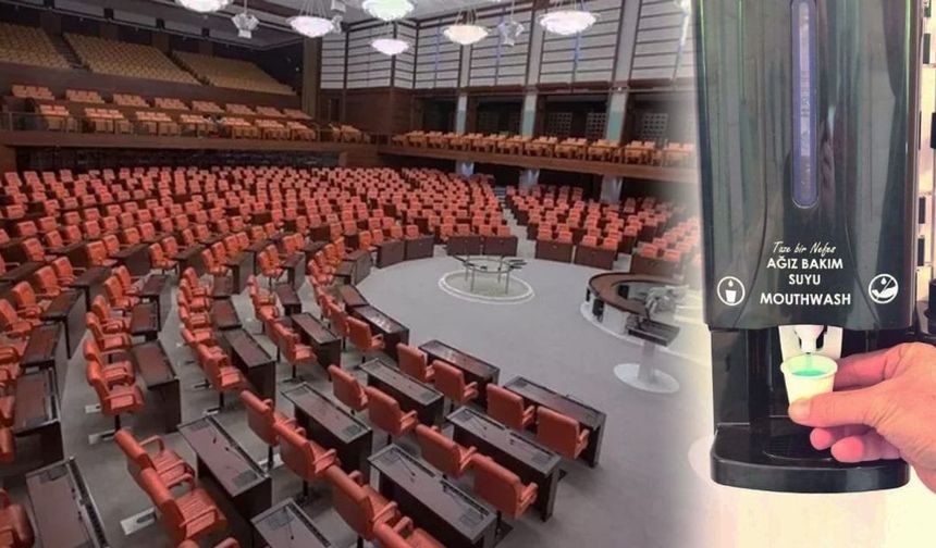TBMM'ye milletvekilleri için gargaramatikler yerleştirildi.