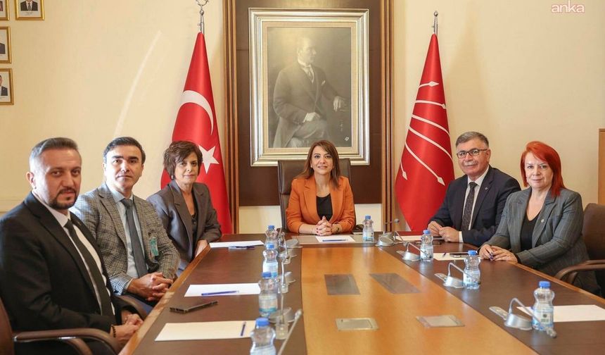 KESK heyetinden CHP'ye ziyaret