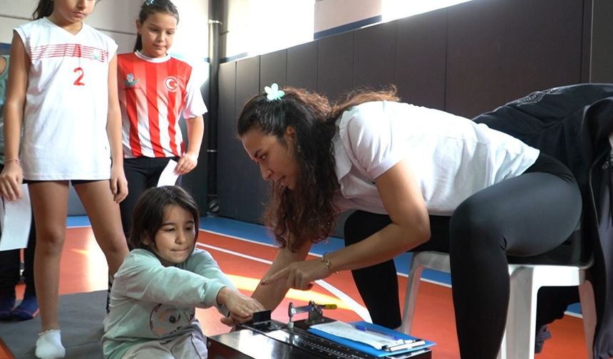 Büyükşehir'in sportif yetenek ölçümü İzmir'e yayılıyor