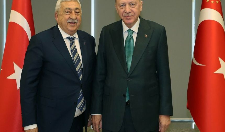 Cumhurbaşkanı Erdoğan TESK Başkanı ile görüştü