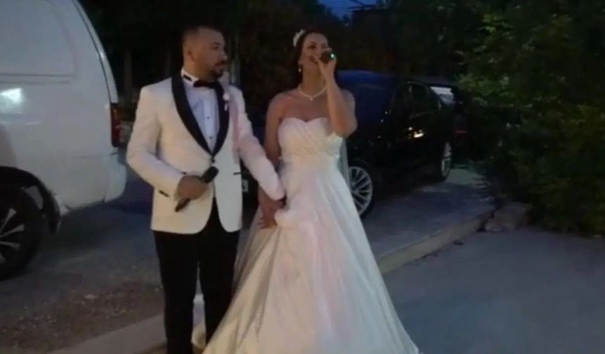 Düğünde söyledikleri şarkı başlarını yaktı!