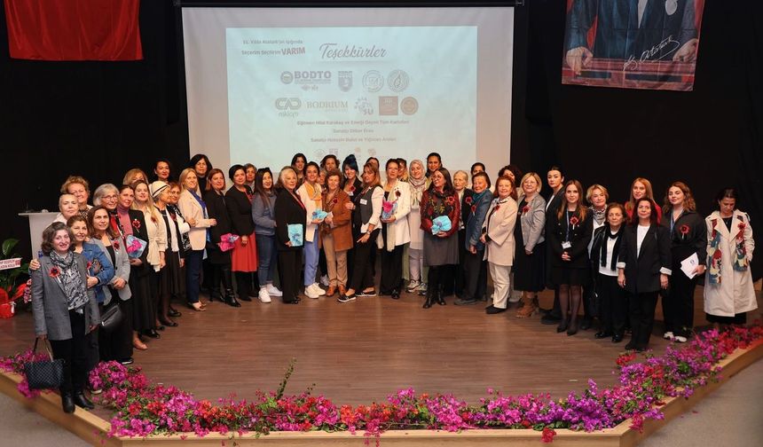 Kadınların temsil gücü Bodrum'da bir araya geldi